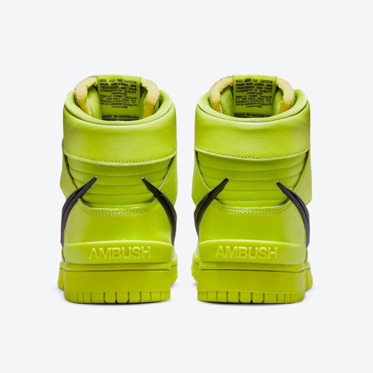 Men's Nike Dunk High Flash Lime Shoes