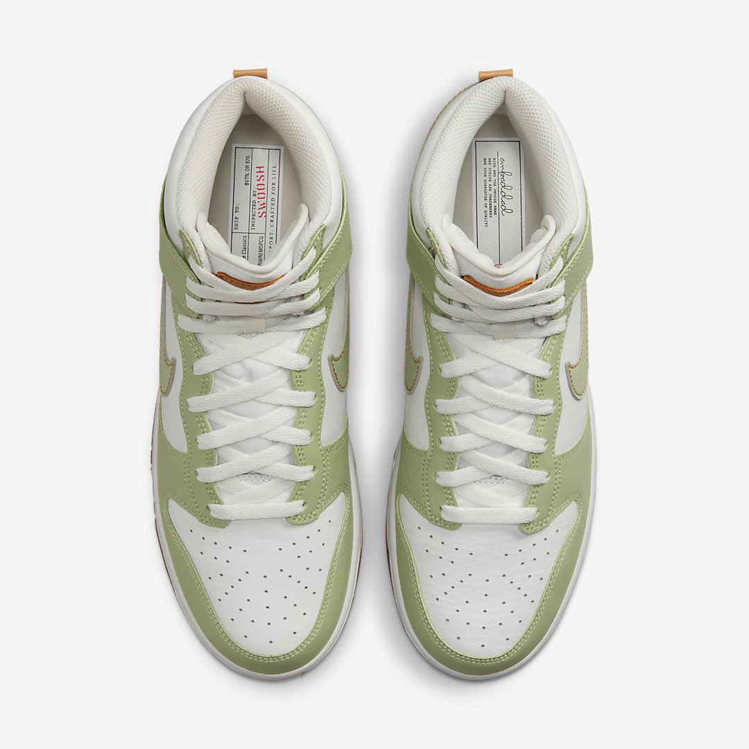 Men's Nike Dunk High Honeydew Shoes