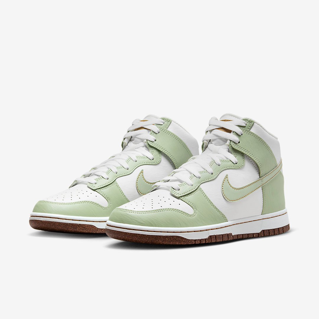Men's Nike Dunk High Honeydew Shoes