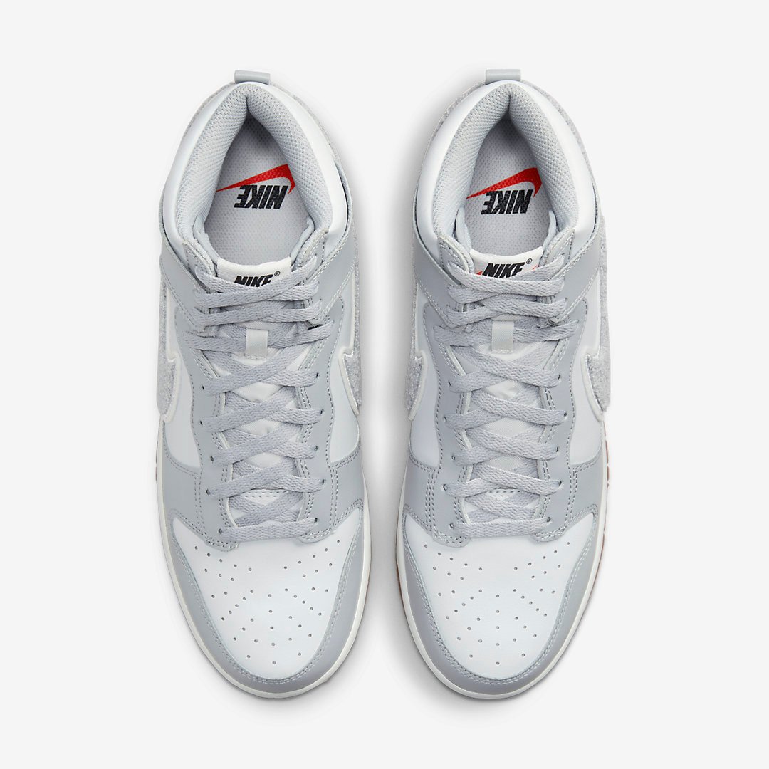 Men's Nike Dunk High Light Smoke Grey Shoes