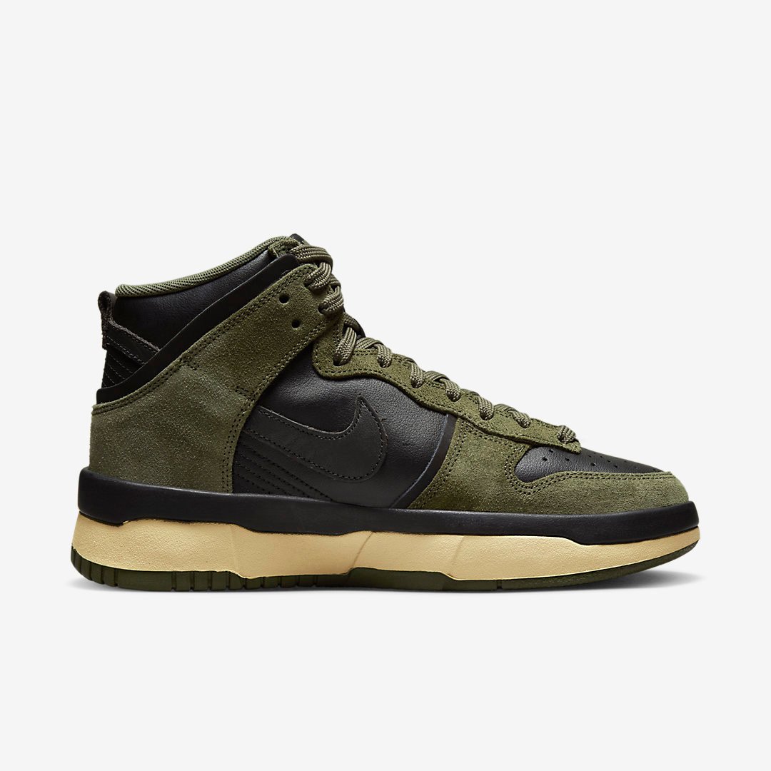 Men's Nike Dunk High Medium Olive Shoes