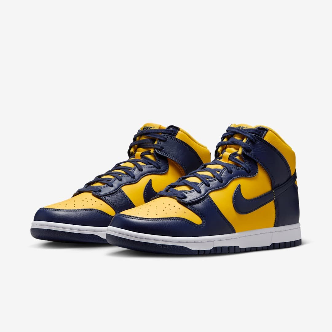 Men's Nike Dunk High Michigan Shoes