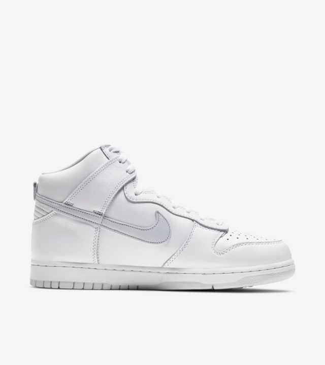 Men's Nike Dunk High Pure Platinum Shoes