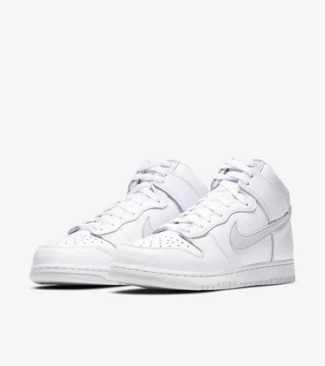 Men's Nike Dunk High Pure Platinum Shoes