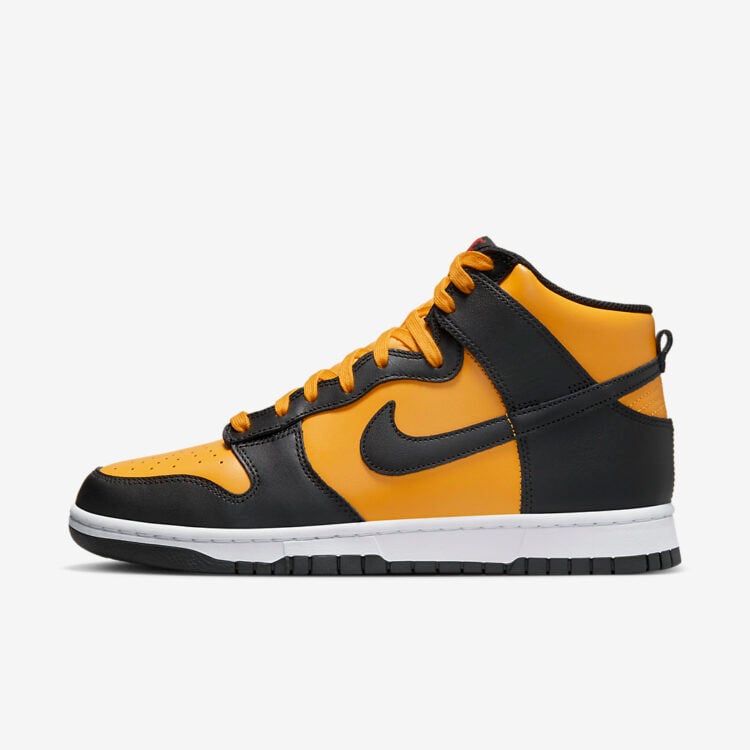 Men's Nike Dunk High Reverse Goldenrod Shoes