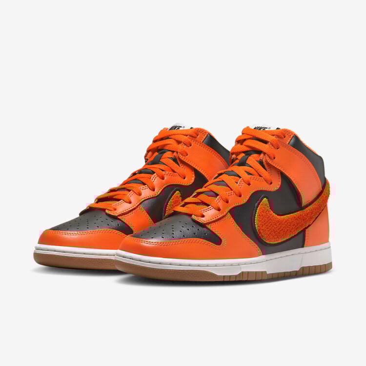 Men's Nike Dunk High Safety Orange Shoes