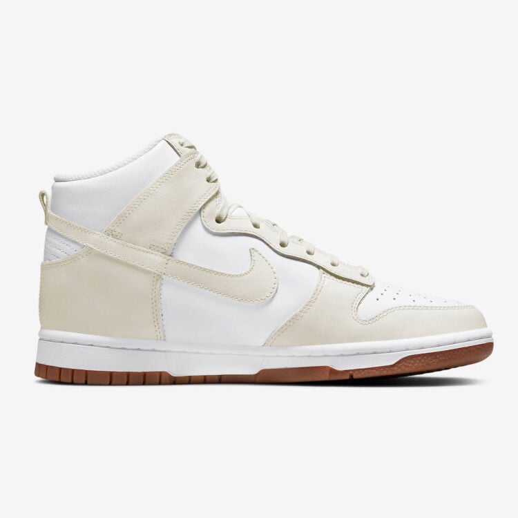 Men's Nike Dunk High Sail Gum Shoes