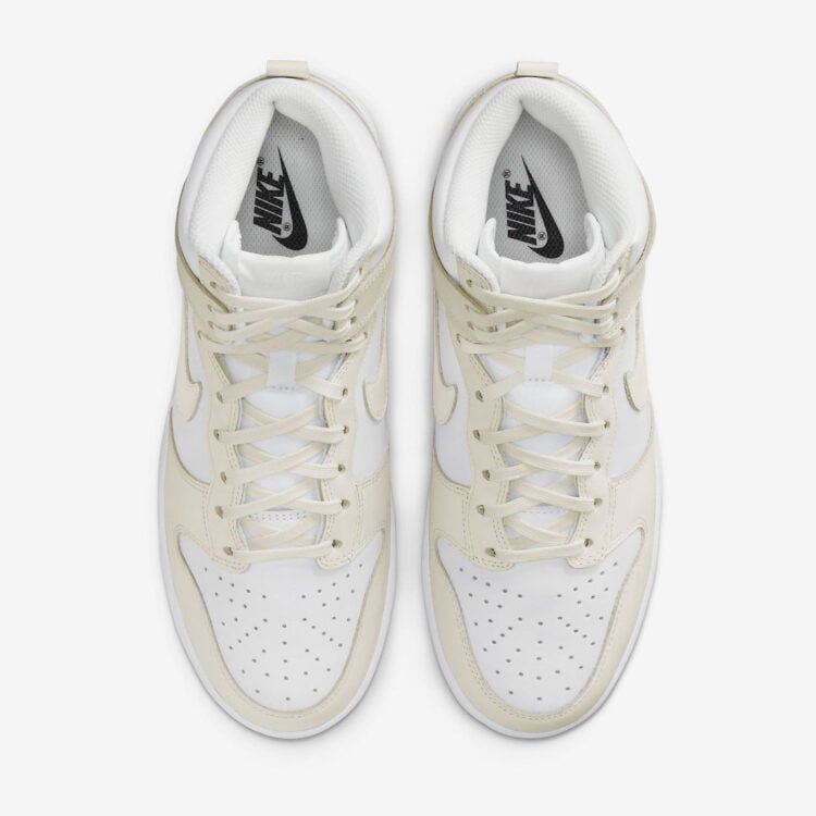 Men's Nike Dunk High Sail Gum Shoes