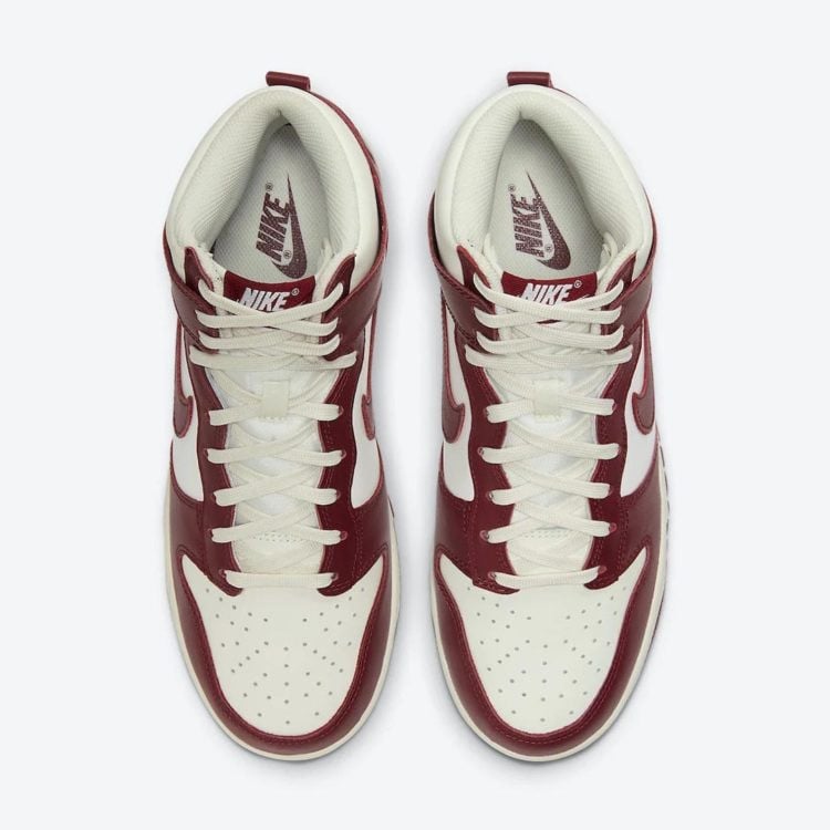 Men's Nike Dunk High Team Red Shoes