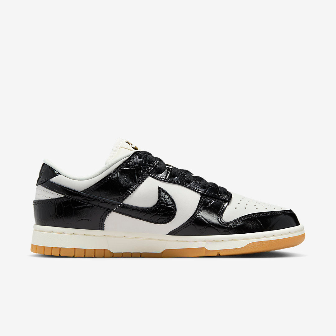 Men's Nike Dunk Low Black Croc Shoes