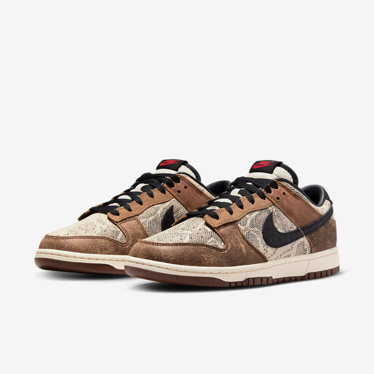 Men's Nike Dunk Low Black-Ale Brown Shoes