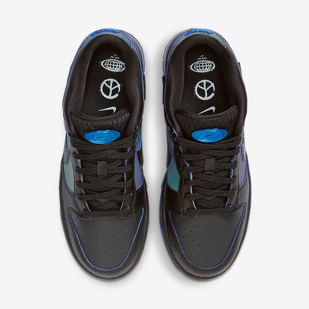 Men's Nike Dunk Low Black-Game Royal Shoes