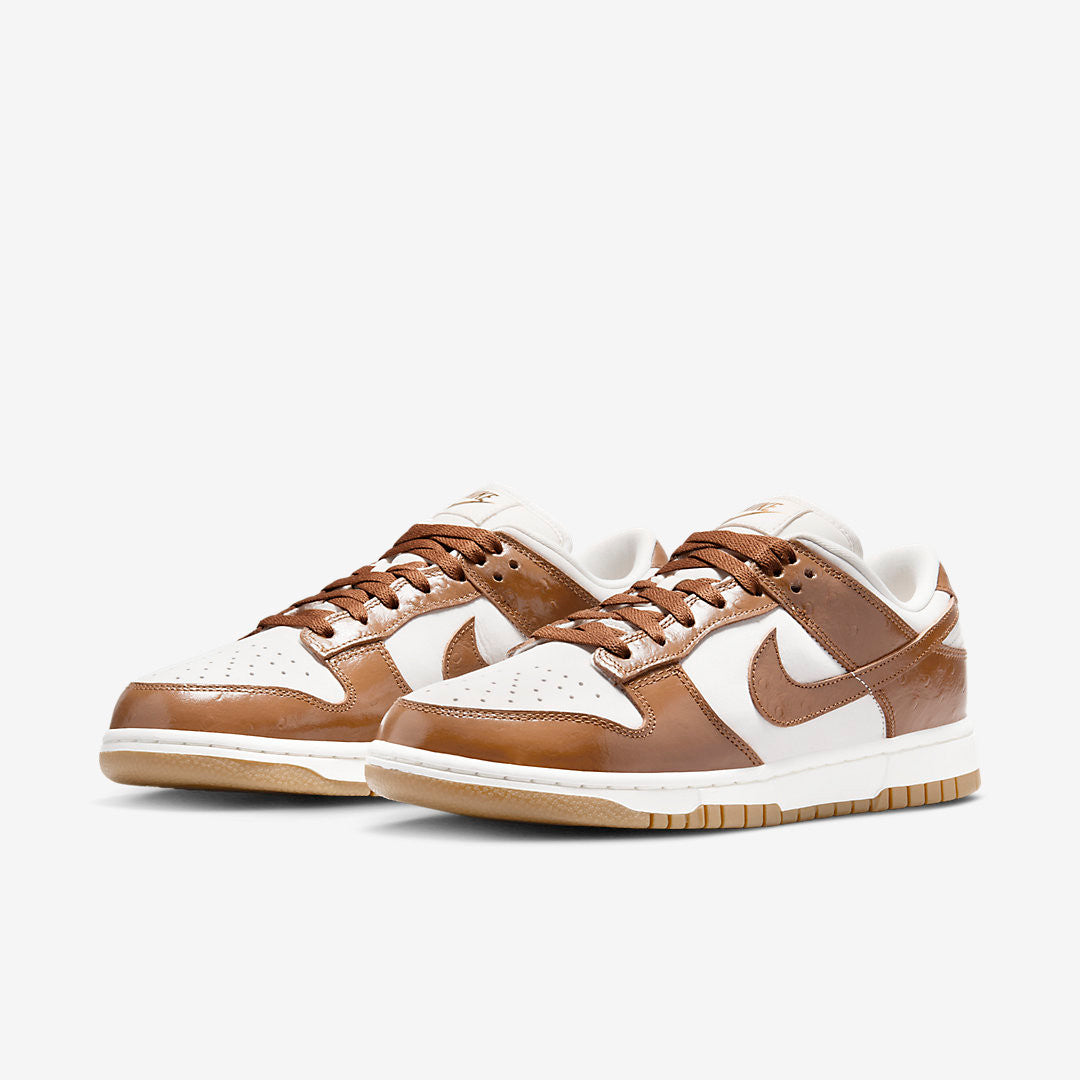 Men's Nike Dunk Low Brown Ostrich Shoes