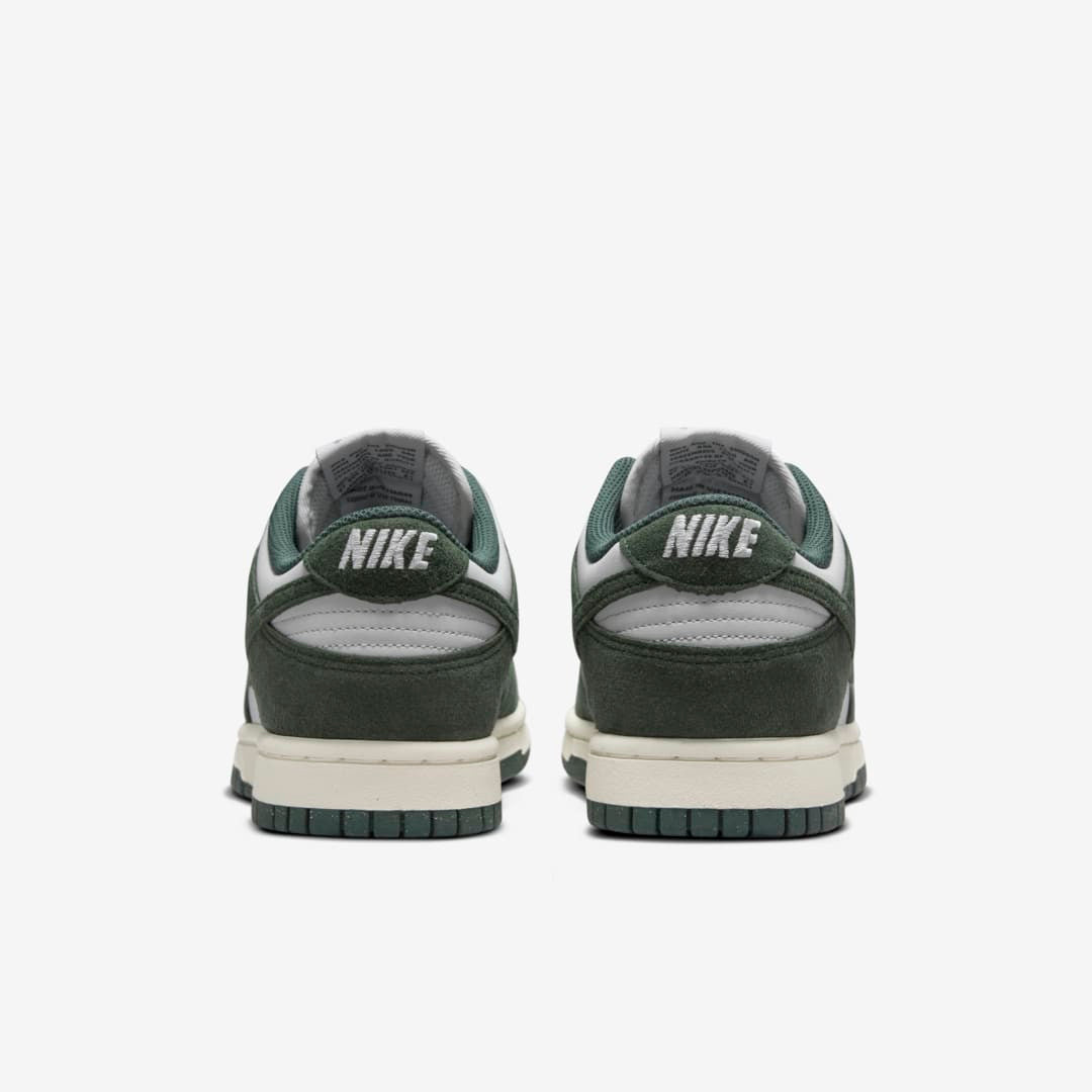 Men's Nike Dunk Low Green Suede Shoes