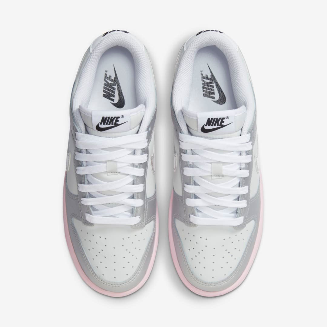 Men's Nike Dunk Low 'Metallic Silver Pink' Shoes