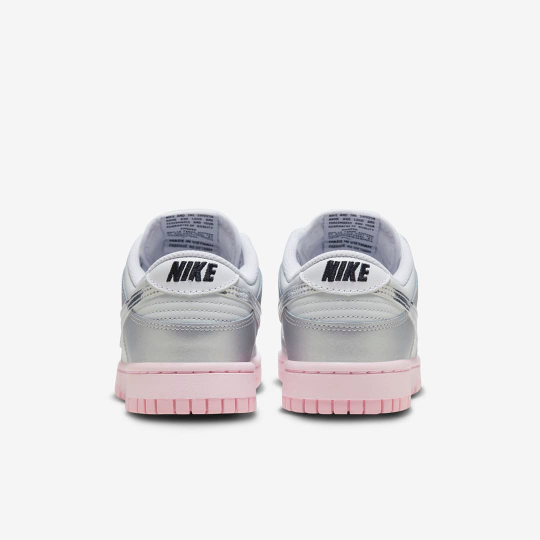 Men's Nike Dunk Low 'Metallic Silver Pink' Shoes