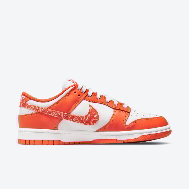 Men's Nike Dunk Low 'Orange Paisley' Shoes