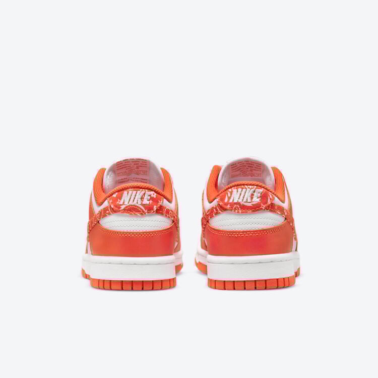 Men's Nike Dunk Low 'Orange Paisley' Shoes