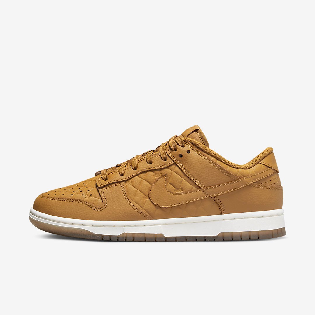 Men's Nike Dunk Low 'Wheat and Gum Light Brown' Shoes