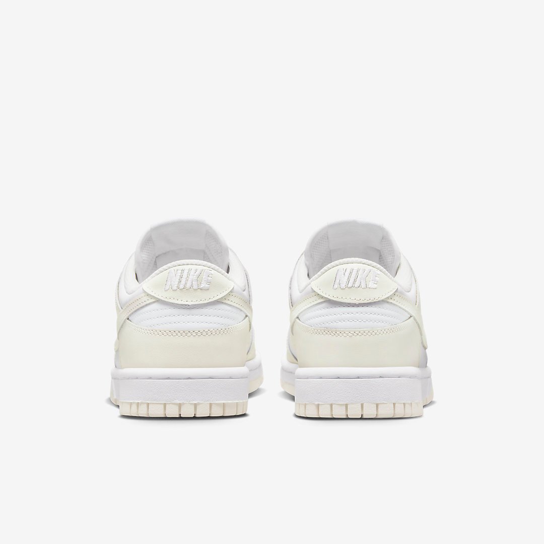 Men's Nike Dunk Low 'White and Sail' Shoes
