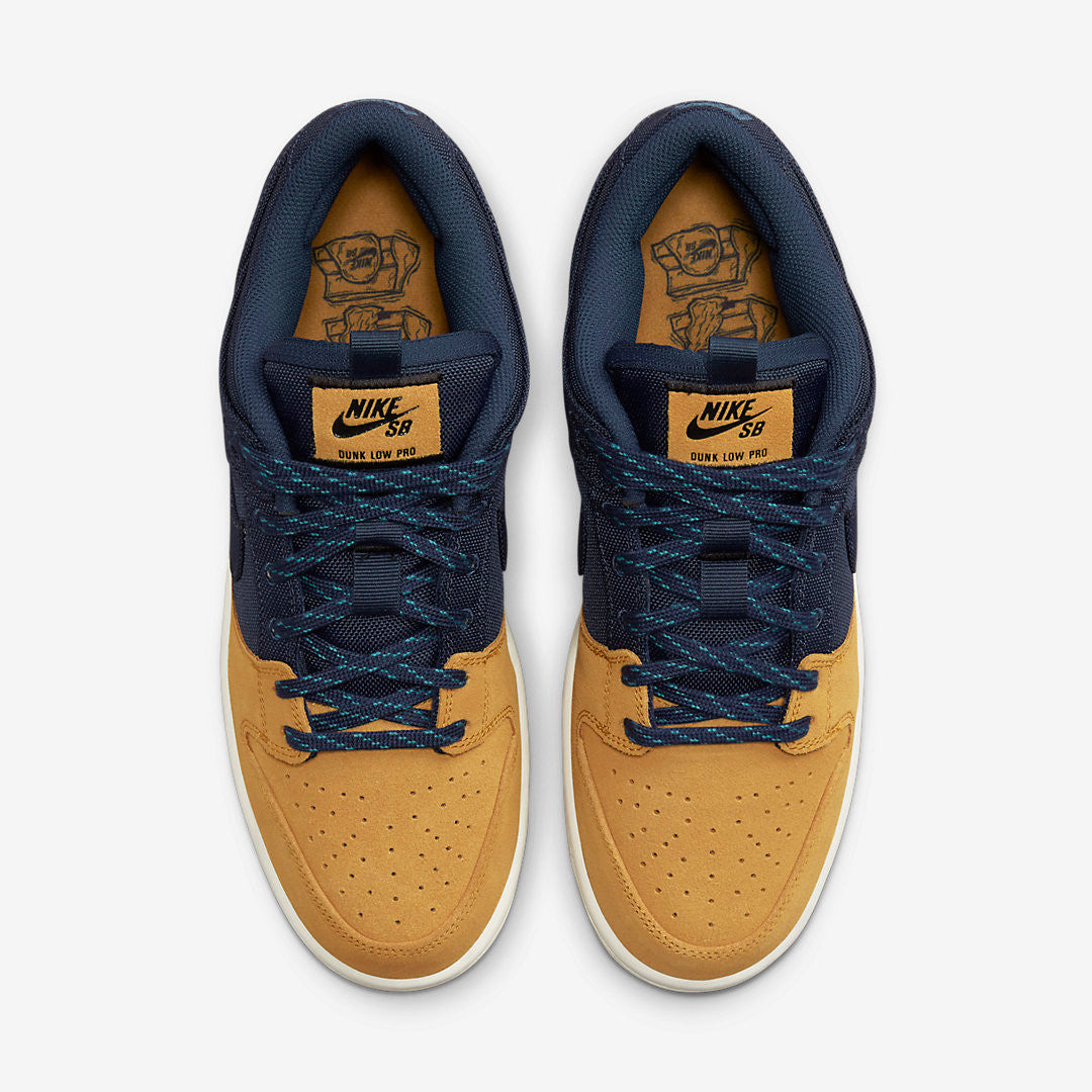 Men's Nike SB Dunk Low 'Desert Ochre and Midnight Navy' Shoes