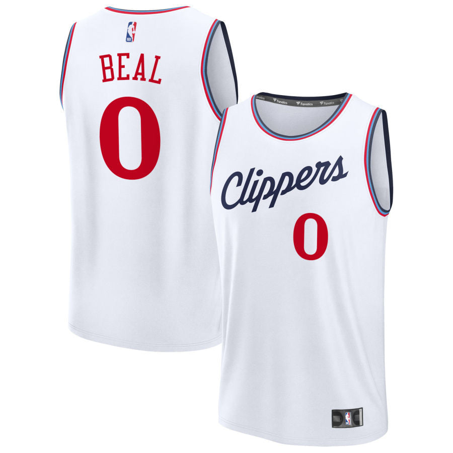 Bradley Beal LA Clippers 2025 Fast Break Association Edition Jersey - White