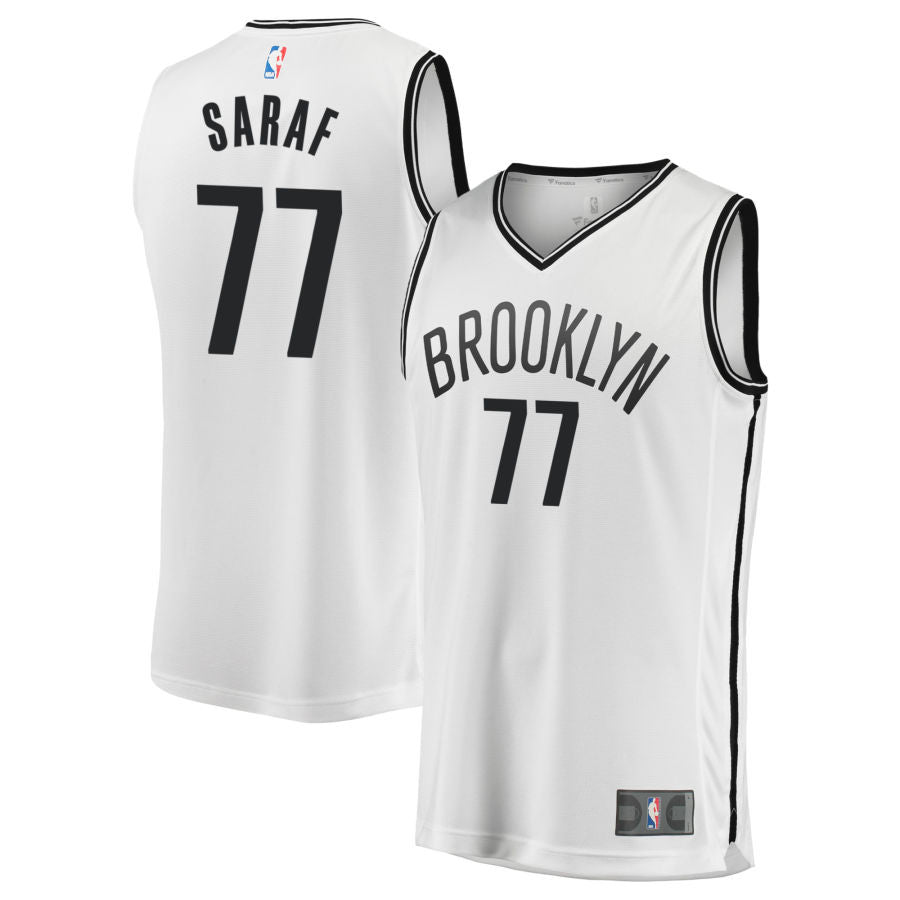 Ben Saraf Brooklyn Nets 2025 Fast Break Association Edition Jersey - White