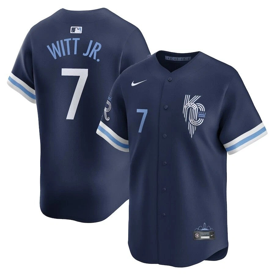 Bobby Witt Jr. Kansas City Royals 2025 City Connect Limited Jersey - Navy