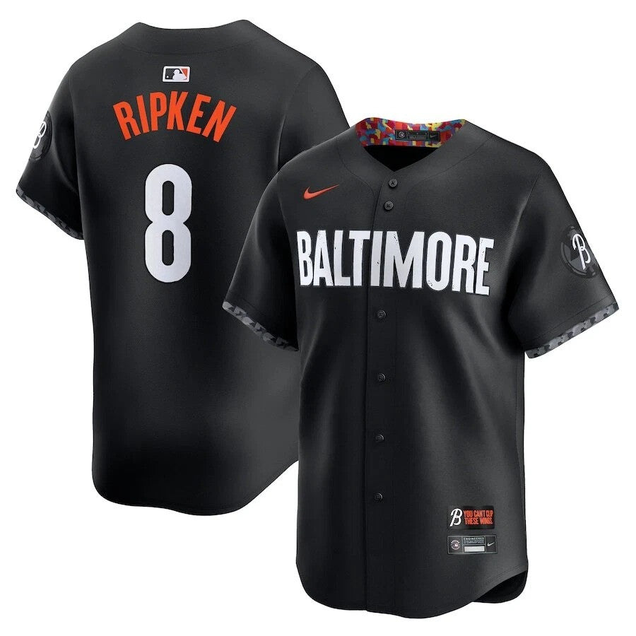 Cal Ripken Jr Baltimore Orioles 2025 City Connect Limited Jersey - Black