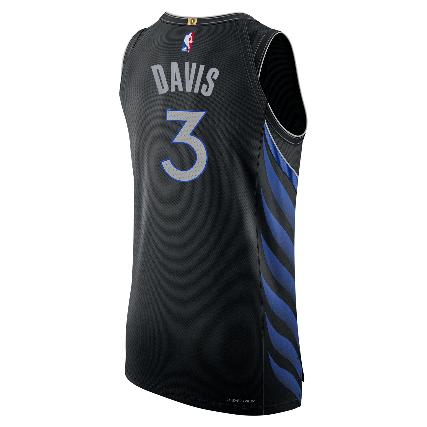 Anthony Davis Dallas Mavericks 2025 Swingman Jersey City Edition - Black