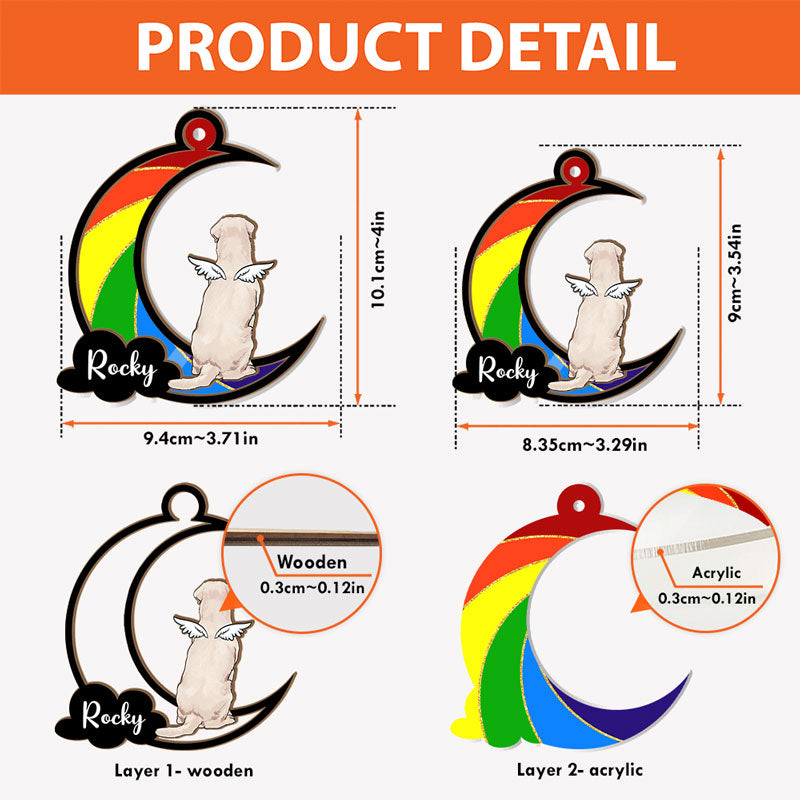 Loss of Pet Sympathy, Personalized Suncatcher Ornament