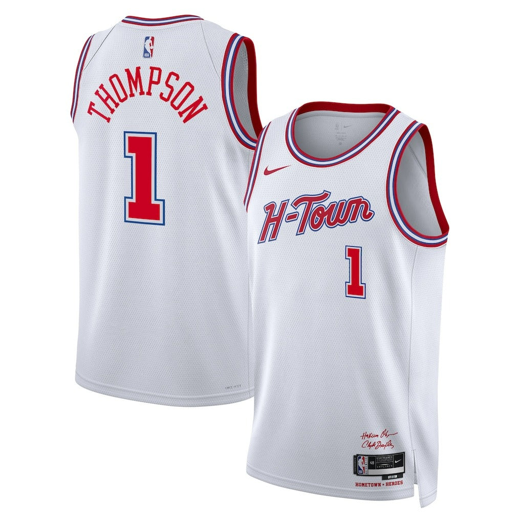 Amen Thompson Houston Rockets 2025 City Edition Swingman Jersey - White