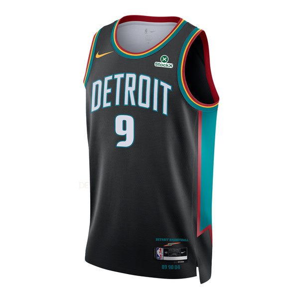 Ausar Thomps Detroit Pistons 2025 City Edition Swingman Jersey - Black