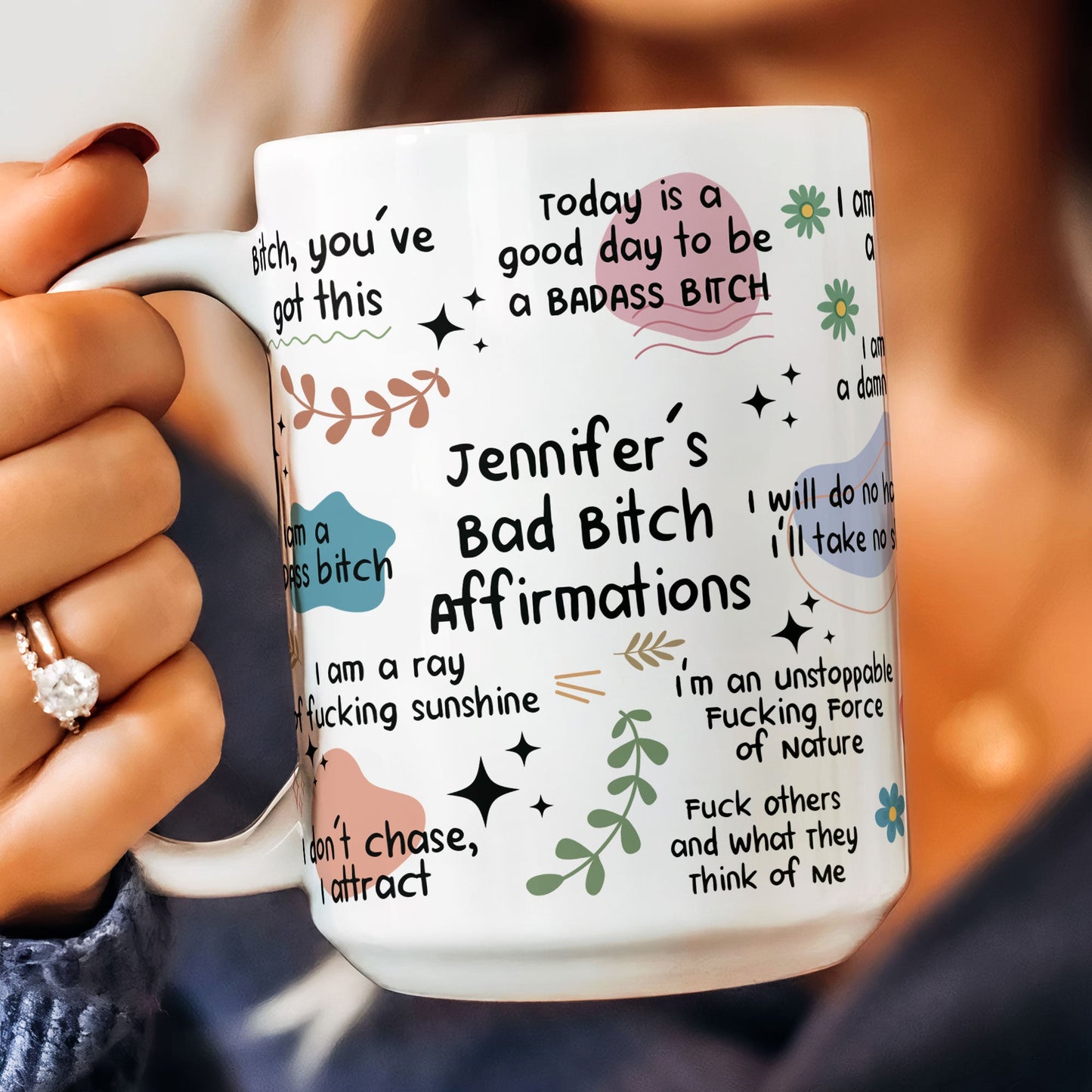 Funny Mug For Coworkers, Friends, Self Gift - Personalized Mug