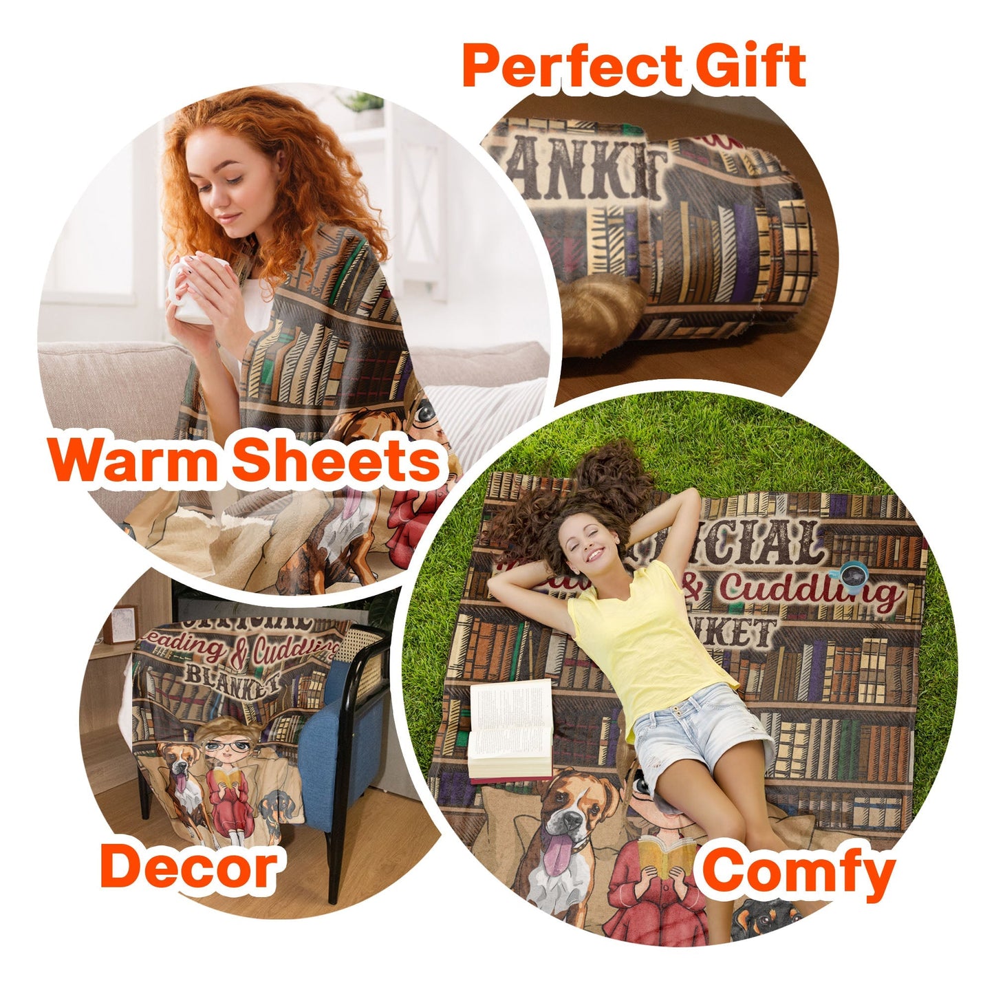 Official Reading & Cuddling Blanket - Personalized Blanket