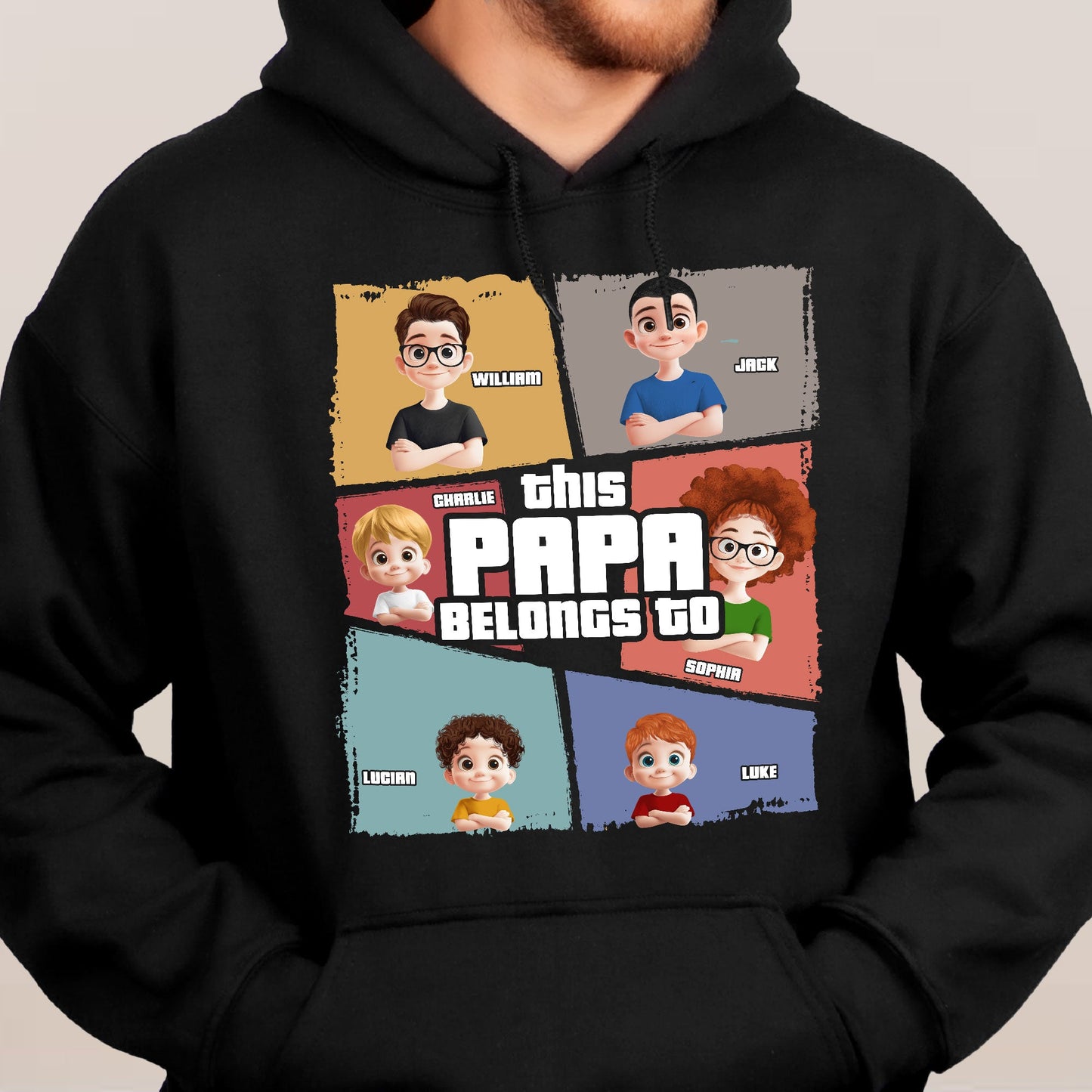 This Grandpa Belongs To - Personalized Shirt For Grandpa