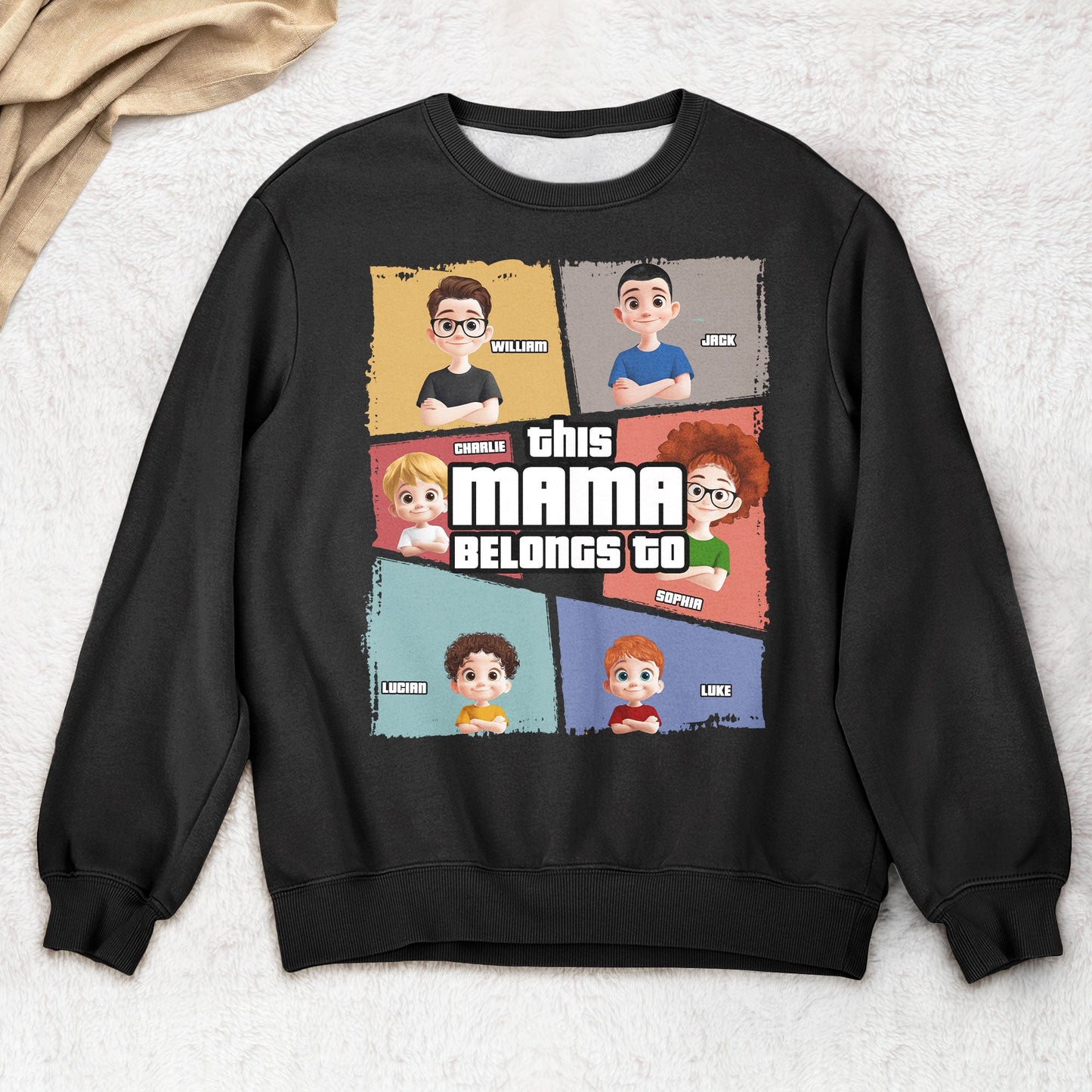 This Mama Belongs To - Personalized Shirt