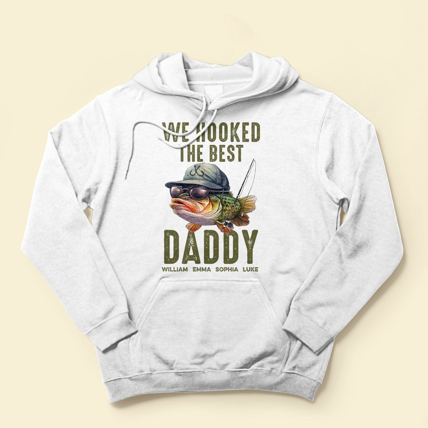 We Hooked The Best Dad, Grandpa, Papa - Personalized Shirt Father's Day