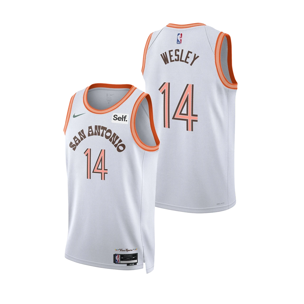 Blake Wesley San Antonio Spurs 2023-2024 City Edition Swingman Jersey