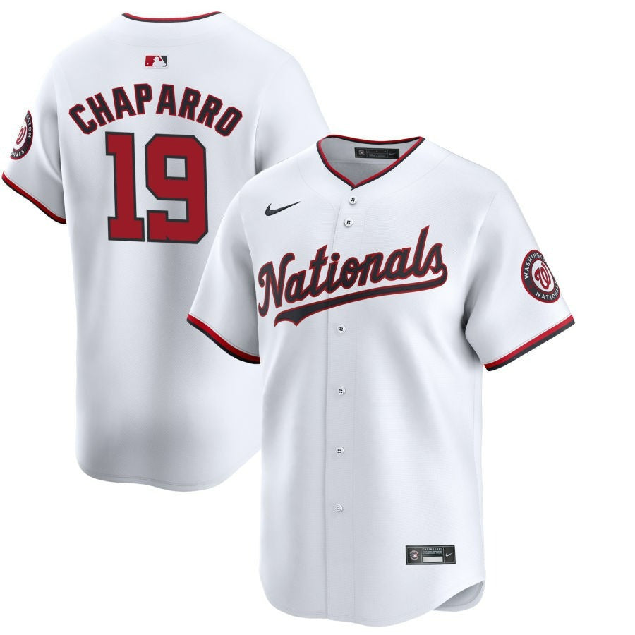Andres Chaparro Washington Nationals 2024 Home Limited White Jersey