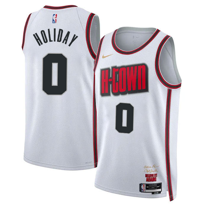 Aaron Holiday Houston Rockets 2024-2025 City Edition Fan Support Team Jersey