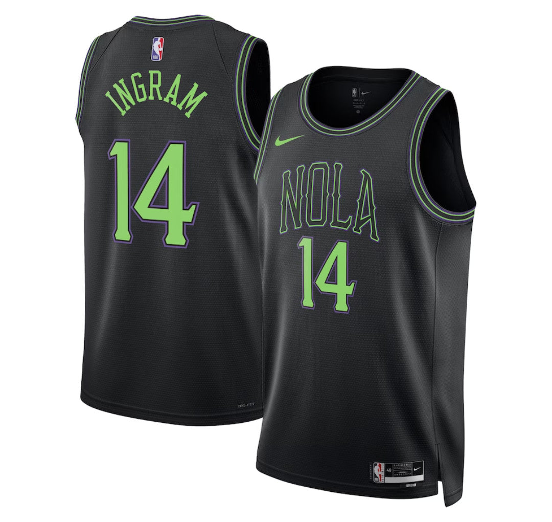 Brandon Ingram New Orleans Pelicans 2024 City Edition Fan Support Team Jersey