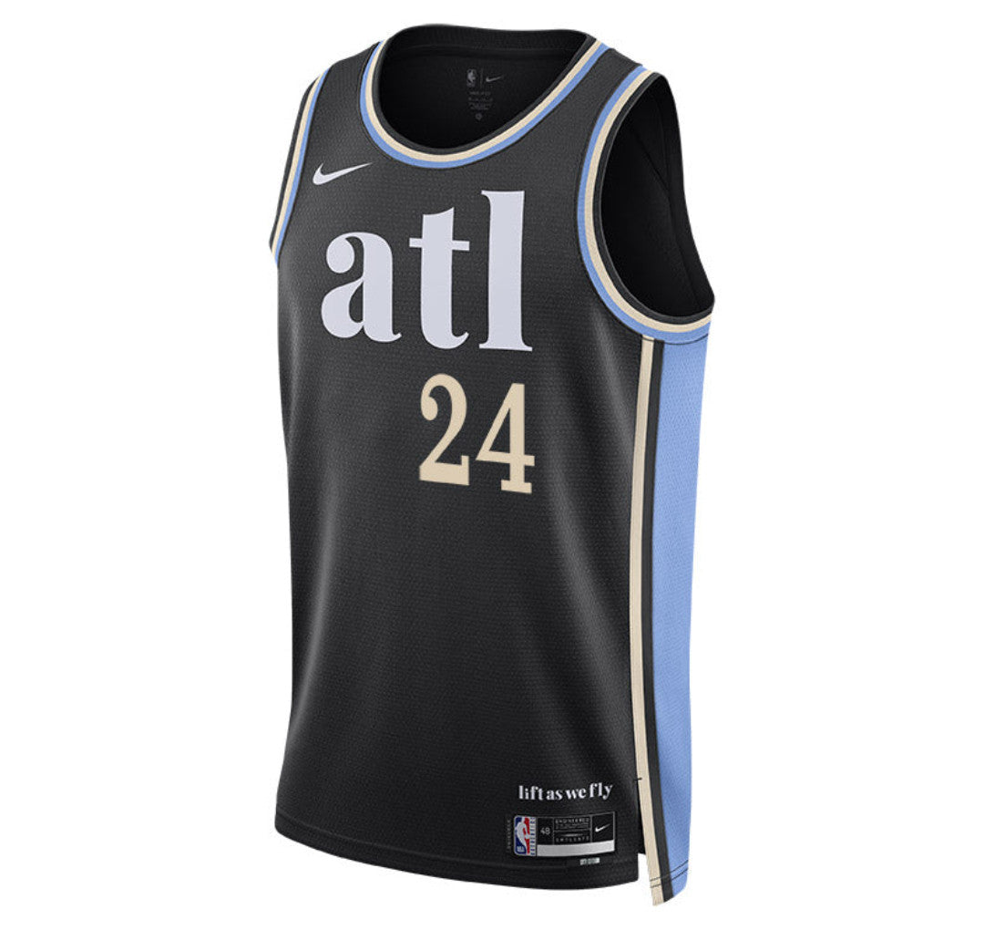 Bruno Fernando Atlanta Hawks 2024 City Edition Fan Support Team Jersey