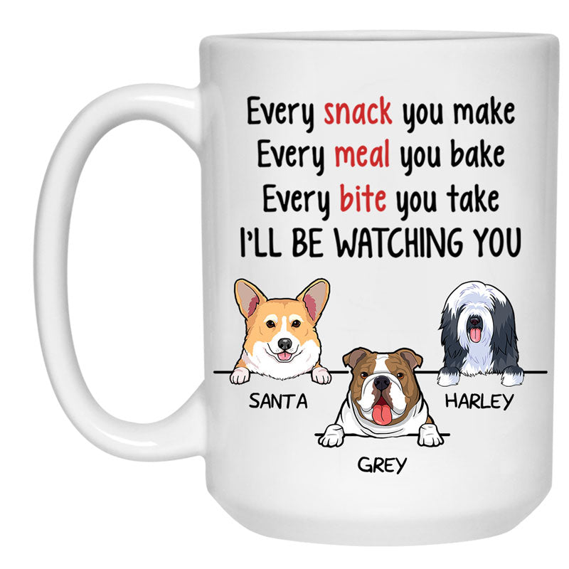 Watching You, Funny Personalized Mug for Dog Lovers