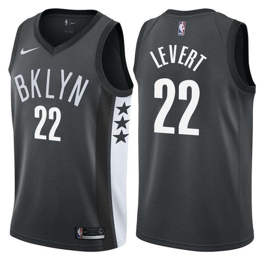 Brooklyn Nets Caris LeVert Statement Black Swingman Jersey