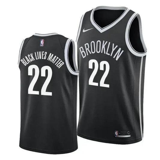 Caris LeVert Black Lives Matter Brooklyn Nets Social Justice Icon Black Swingman Jersey