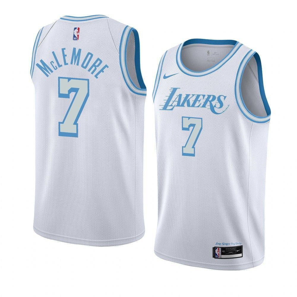 Ben McLemore Los Angeles Lakers 2020-21 City White Swingman Jersey