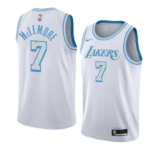 Ben McLemore Los Angeles Lakers 2020-21 City White Swingman Jersey