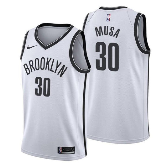 Brooklyn Nets #30 Dzanan Musa Association White Swingman Jersey