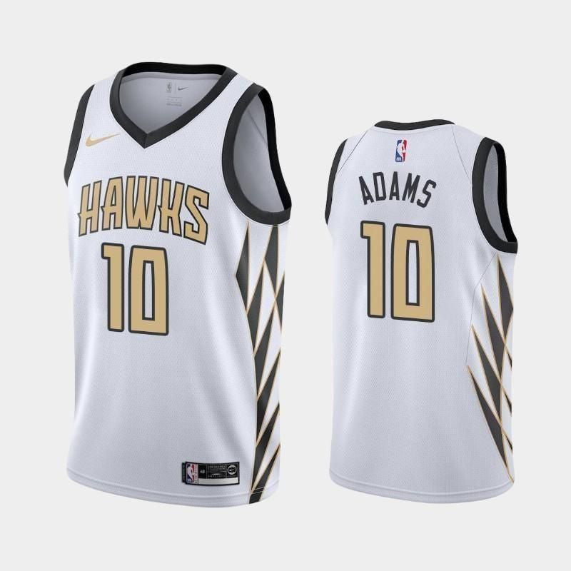 Atlanta Hawks #10 Jaylen Adams City White Swingman Jersey
